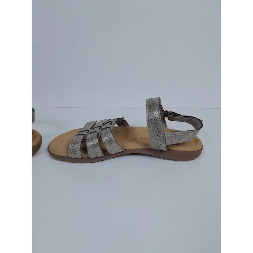 Clarks Womens Elizabelle Kay Beige Casual Sandals Shoes Women Sz 8 - Picture 6 of 12